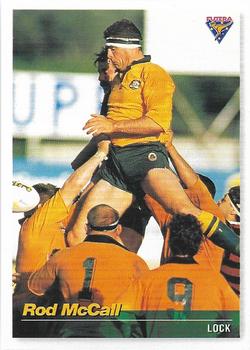 1995 Futera Rugby Union #12 Rod McCall Front